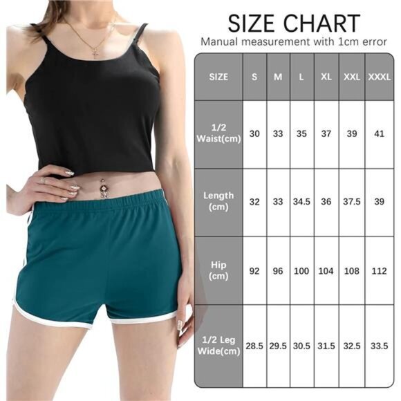 Cotton Sports Shorts Women  Breathable Pants Dolphin Workout Shorts Pack of 7 - Picture 2 of 6